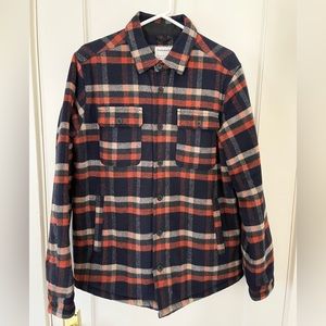 Frank and Oak Sherpa lined shirt jacket